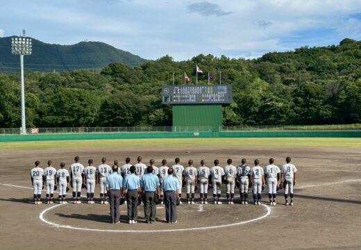 第107回全国高等学校野球選手権島根県大会 7月13日(日)に初戦が行われ、7対1で勝利しました！