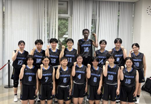 創部2年目の女子バスケットボール部、中国大会初出場！